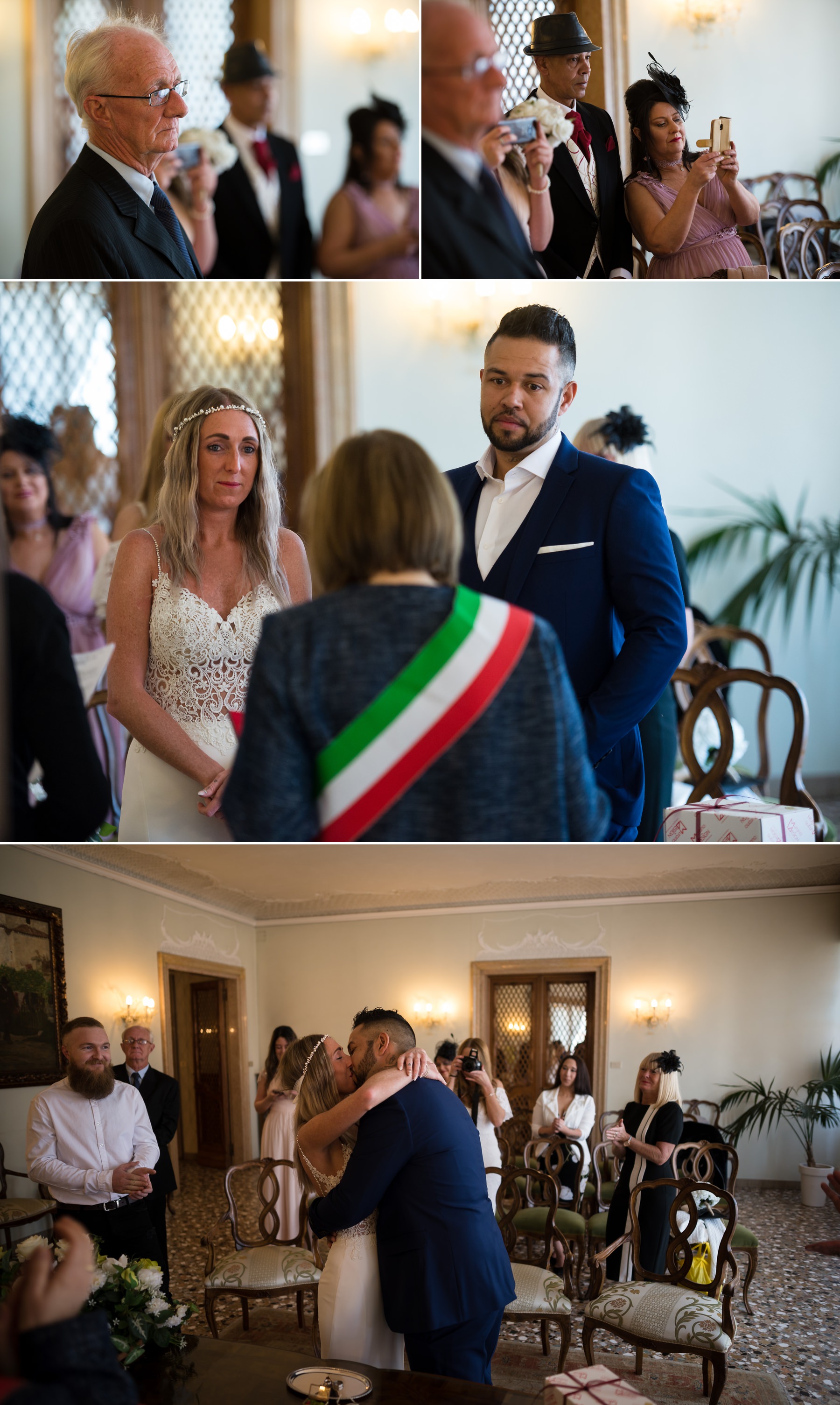 Palazzo Cavalli Venice wedding ring exchange 